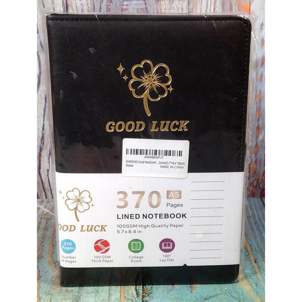 OHSESHO Hardcover Lined Notebook‎ A5 - 370 Pages